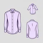 lavender dress shirt image